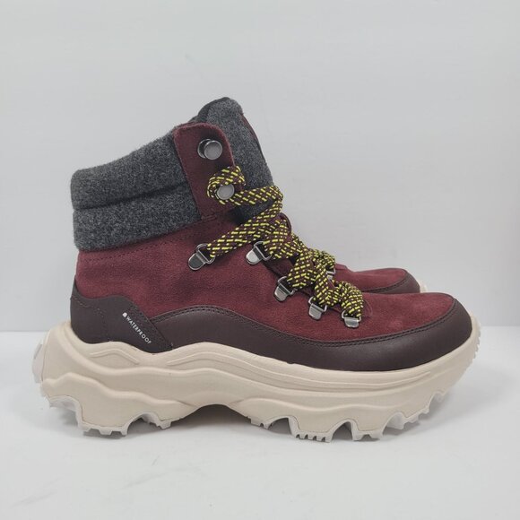 Sorel Kinetic Breakthru Conquest Women's Cinder Bloodstone Boots US Sz 9.5 NWOT